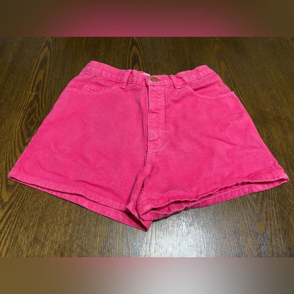 2 for $20 ⚜️ Vintage MODA INTL London Jean Shorts in Hot Pink Size 26